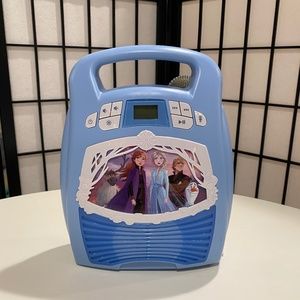 eKids Frozen 2 Bluetooth, MP3 Karaoke Player w/ lights, mic, sounds, music